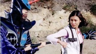 Alyssa Enrile/White Ranger vs Toxica Todas las escenas de pelea Power Rangers Fuerza Salvaje