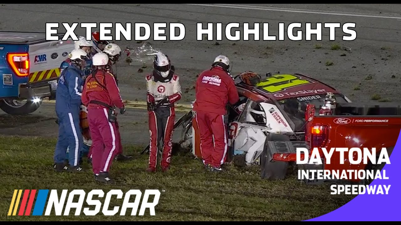 Austin Hill wins on dramatic final lap at Daytona | Xfinity Series Extended Highlights