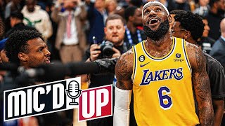 "You Know What's Coming" - LeBron James Mic'd Up Breaking The NBA All-Time Leading Scoring Record 🗣