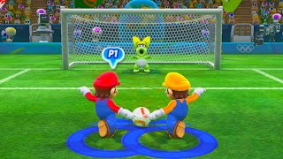 Mario & Sonic at the Rio 2016 Olympic Games Football series (2 Player) Mario vs Daisy and Sonic