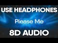 Cardi B, Bruno Mars – Please Me (8D AUDIO)