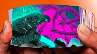 Shinultidary Godzilla Earth vs Dark Void Ghidorah Epic BATTLE! | FlipBook