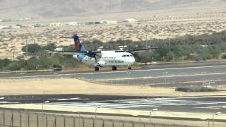 Arkia Atr 72 Landing Rw 21 On Eilat Airport