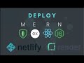 Deploy MERN project (NodeJS, React) on Render and Netlify #mern #mernstack #netlify #react #nodejs