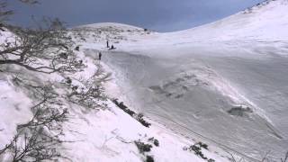 2013.4.5 秋田駒ヶ岳 Back Country snowboarding