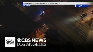 LAPD terminates pursuit of reckless driver in the San Fernando Valley