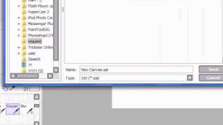 Paint Tool sai saving ( Sai to Jpg)*