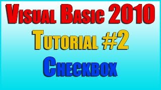 Checkbox in Visual Basic 2010 | Easy | Hindi/Urdu