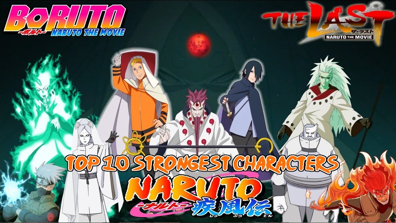 Top 20 Strongest Naruto Characters Of All Time Naruto Characters Boruto ...