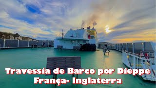 Travessia de Barco/Ferry de França (Dieppe) para Inglaterra (Newhaven)