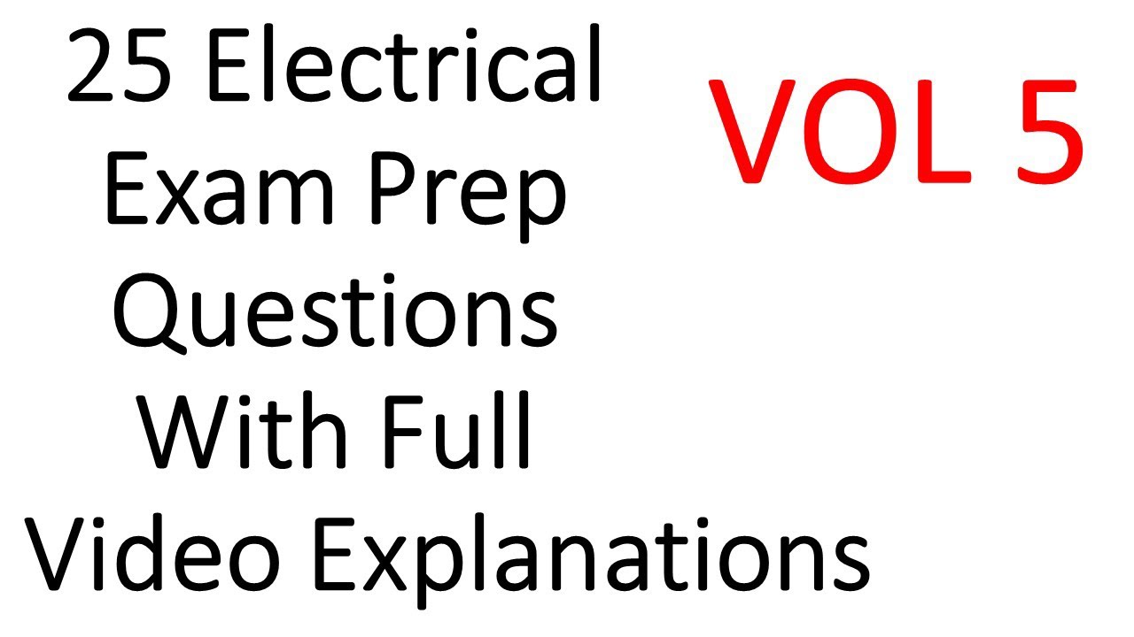 25 NEC Electrical Exam Prep Questions With Full Explanations Volume 5 ...