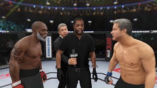 Old Mike Tyson vs. Bruce Buffer - EA Sports UFC 4 - Boxing Stars 🥊