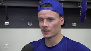 Victor Olofsson Postgame Interview vs Vancouver Canucks (10/22/2022)