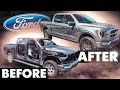 REBUILDING CRASHED NEW 2021 FORD F150 PLATINUM IN 16 MINUTES