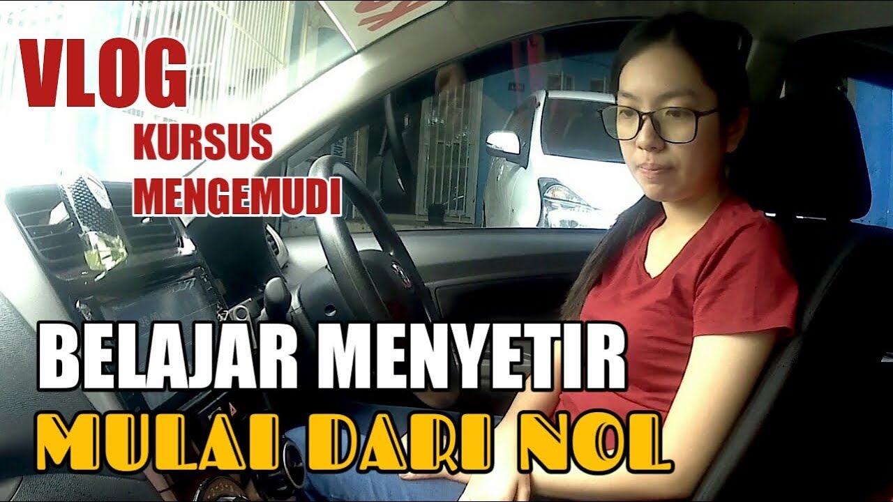 VLOG BELAJAR MOBIL MATIC | Latihan Mengemudi Untuk Pemula - YouTube