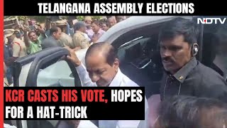 Telangana Assembly Elections 2023: Telangana Chief Minister KC Rao Casts His Vote In Siddipet