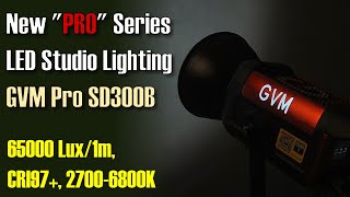 The New GVM Pro SD300B LED Studio Lighting Review ep.470