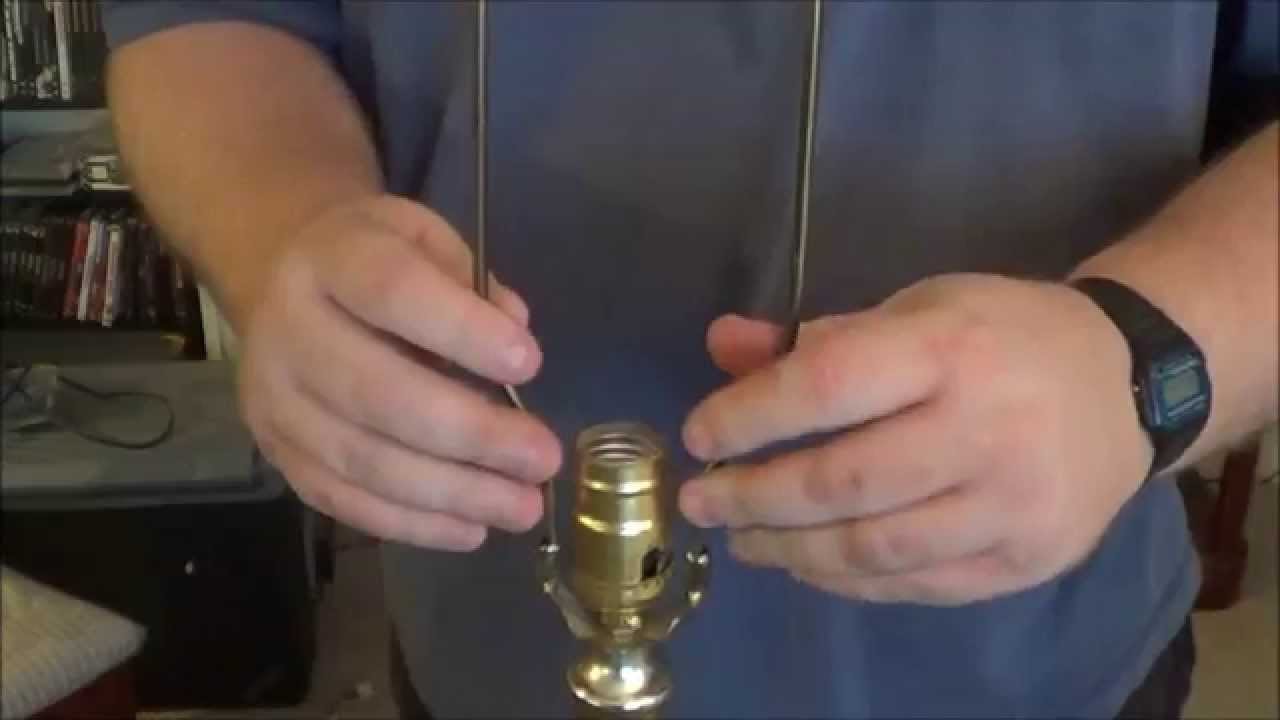 How To Replace A Lamp Socket Youtube