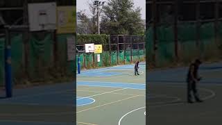 東海大學籃球場 3-point shoot 背籃框投 公園籃球 籃球投射動作來自古代拋石機概念 From the catapult idea