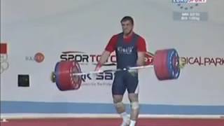 Dolega vs Klokov 105 Kg Jerk 2010