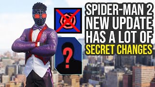 Spider Man 2 Update Adds A Lot Of Secret Changes...
