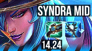 SYNDRA vs XERATH (MID) | KR Diamond | 14.24