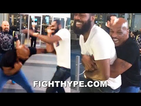 (#TBT) MIKE TYSON VS. JON JONES SLAP BOXING; "QUICK SPARRING SESSION ...