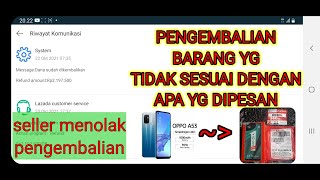 Pengembalian hp tidak sesuai belanja di lazada,seller menolak pengembalian // BagiBagi TV