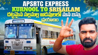 దట్టమైన నల్లమల్ల అడవులలో మన | Bus | ప్రయాణం | Kurnool to Srisailam |