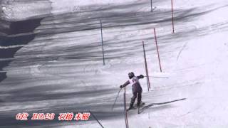 第９２回全日本スキー選手権大会　女子ＳＬ入賞者