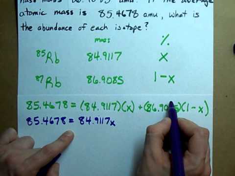 How to Find the Abundance of Each Isotope How to Find the Abundance of Each Isotope