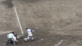 明豊 野邊優汰・ホームラン(東筑戦/2018春季九州地区大会 準決勝)