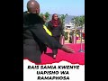 rais samia kwenye uapisho wa rais ramaphosa wa afrika kusini