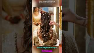 Amazing Bridal Ponytails #hairstyle #bridalhairstyles #hairaccessories #trendingonshorts #sajnahai