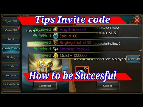 Tips Invite code How to be Work the code!!  Legacy of discord