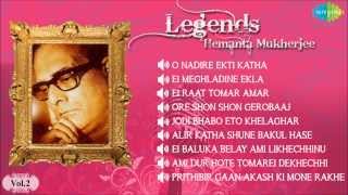 Legends Hemanta Mukherjee | Bengali Songs Audio Jukebox Vol 2 | Best of Hemanta Mukherjee Songs