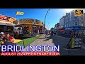 Bridlington, August 2024 Promenade, walking tour, 4K #asmr