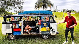 MONTEI UM MINI MERCADO NA KOMBI