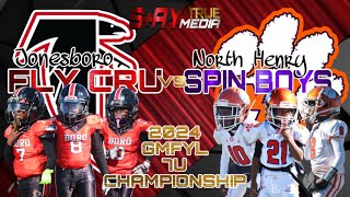 NORTH HENRY (SPIN BOYS) vs JONESBORO (FLY CRU) | 2024 GMYFL 7U  CHAMPIONSHIP | FULL RECAP