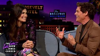 James Marsden Begged Idina Menzel to Sing With Him on Set