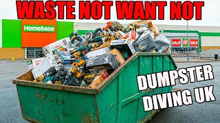 I SCORED DUMPSTER DIVING AT HOMEBASE (CLOSING DOWN) 😲