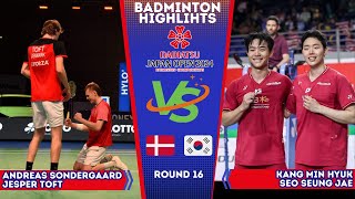 Sondergaard / Toft (DEN) vs Kang / Seo (KOR) | Japan Open 2024 Badminton