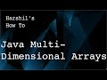 1.9 Java Multi-Dimensional Arrays (with examples)