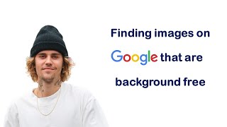 Finding images on Google with no background