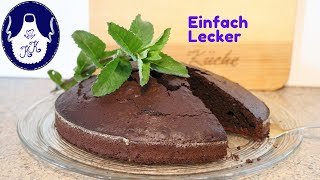 Griechischer Schokoladenkuchen mit frische Pfefferminze, ein Rezept vom meinen Zuschauer