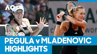 Jessica Pegula vs Kristina Mladenovic Match Highlights (3R) | Australian Open 2021