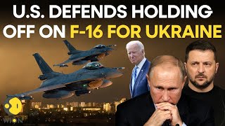 Zelensky watches as US defends holding off on F-16s | Russia-Ukraine War Live | WION Live