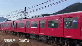 播但線　甘地〜鶴居　普通電車　寺前行き　103系