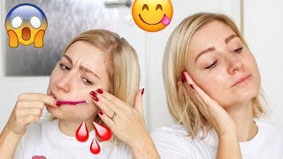 Zkoušim si oholit obličej?! 😱 Dermaplaning First impression