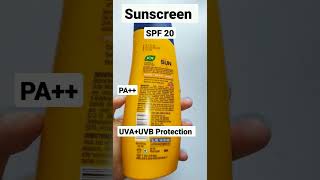 Joy Hello SUN| Sunblock \u0026 anti-tan lotion SPF 20 #shorts #youtubeshorts #short #shortvideo #ytshorts